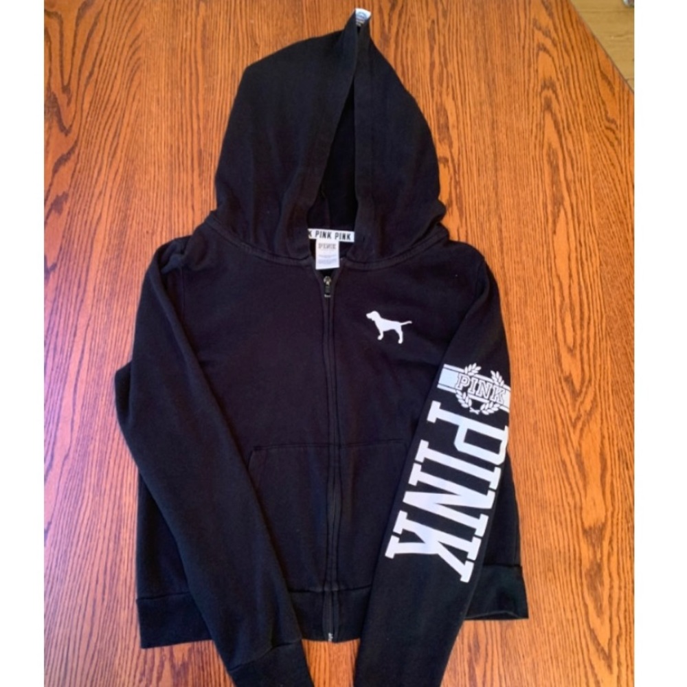 VS Pink Zip Up Hoodie